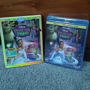 Disney The Princess and the Frog  3 Disc Set Blu-ray DVD Digital Copy NEW Sealed